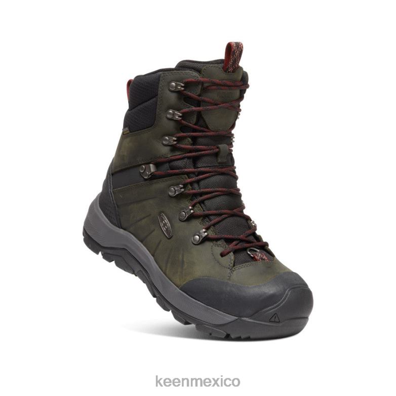 KEEN bota polar alta revel iv hombres imán/alfombra roja calzado TXRFD374