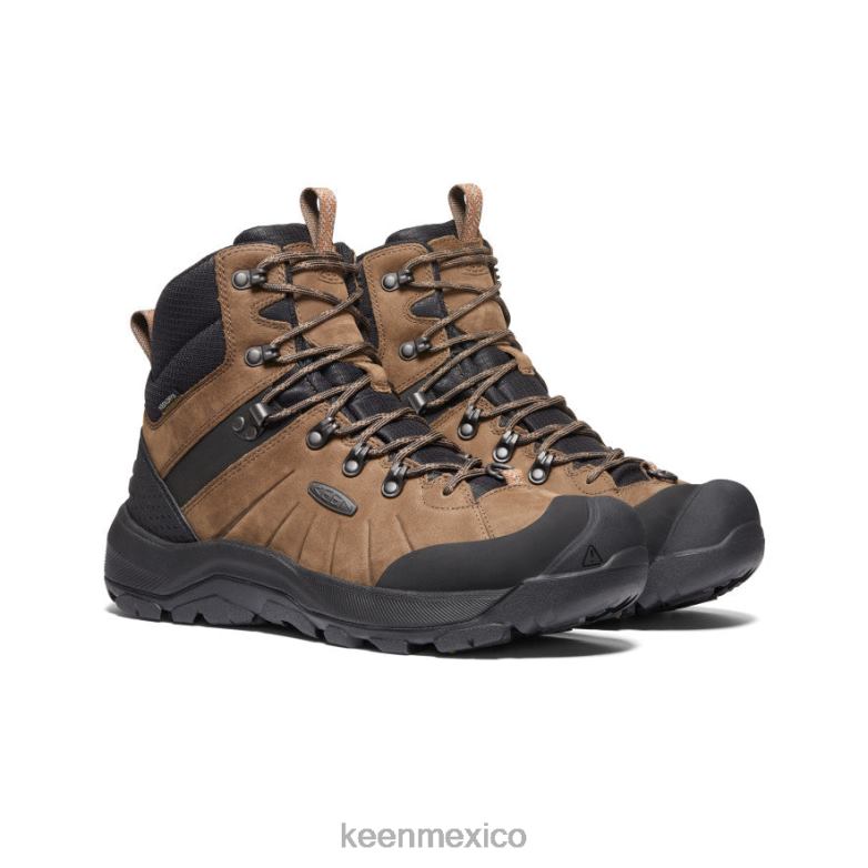 KEEN bota polar revel iv hombres café tierra oscura/caramelo calzado TXRFD378