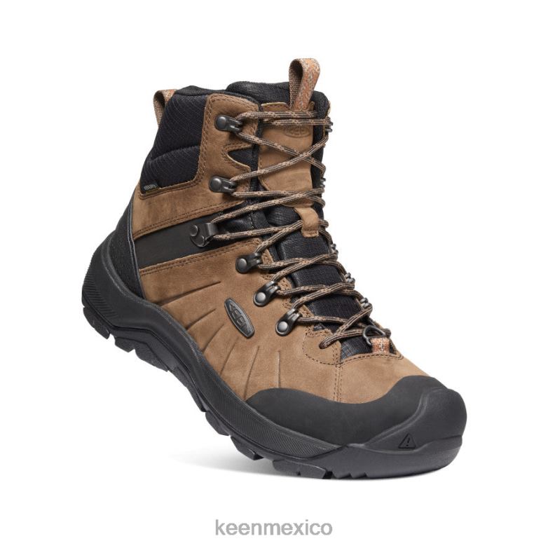 KEEN bota polar revel iv hombres café tierra oscura/caramelo calzado TXRFD378