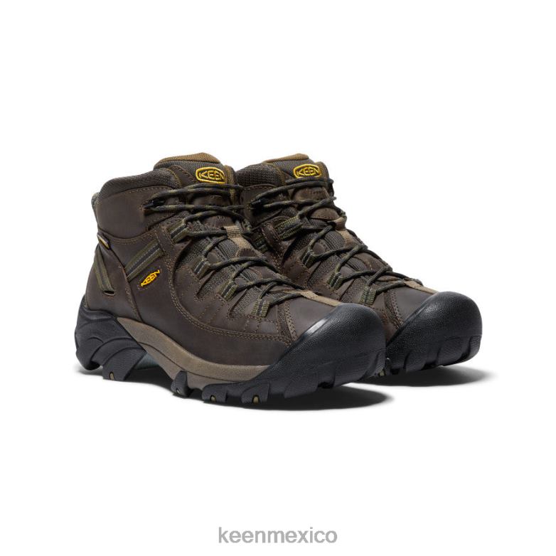 KEEN botas de montaña impermeables targhee ii hombres cantimplora/oliva oscura calzado TXRFD156