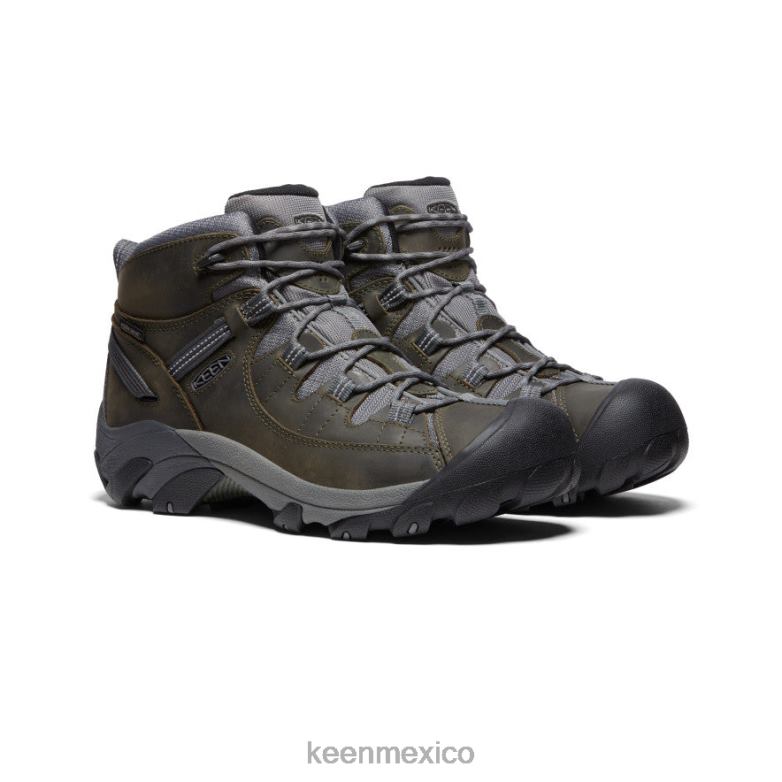 KEEN botas de montaña impermeables targhee ii hombres gris acero/imán calzado TXRFD152
