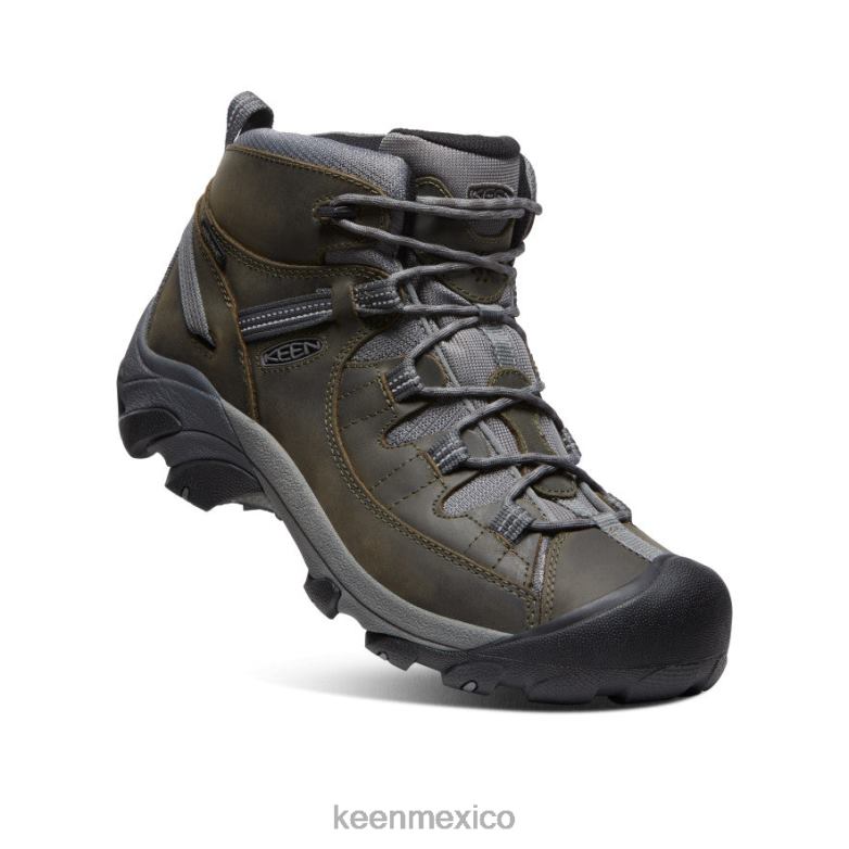 KEEN botas de montaña impermeables targhee ii hombres gris acero/imán calzado TXRFD152