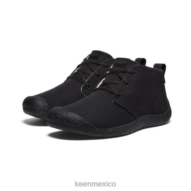 KEEN chukka de lona mosey hombres negro calzado TXRFD33