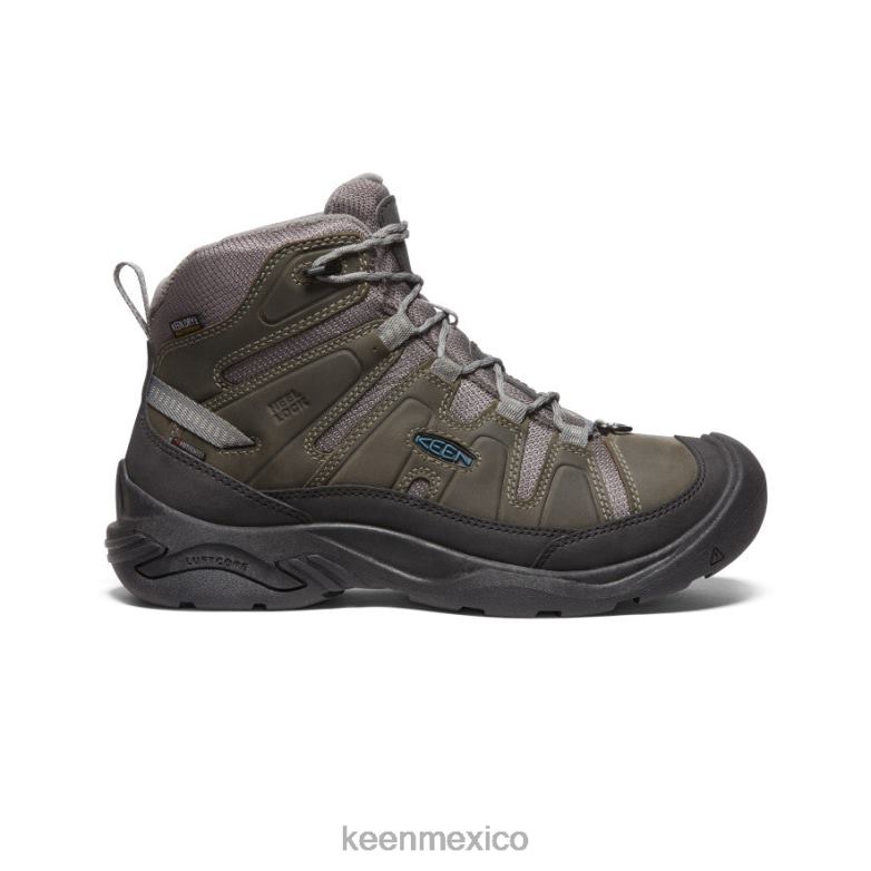 KEEN circadia polar medio hombres gris acero/azul legión calzado TXRFD368