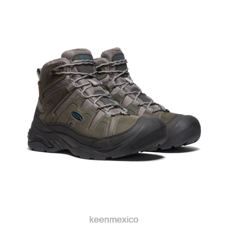 KEEN circadia polar medio hombres gris acero/azul legión calzado TXRFD368