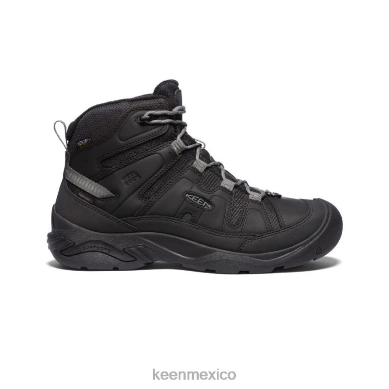 KEEN circadia polar medio hombres negro/gris acero calzado TXRFD369