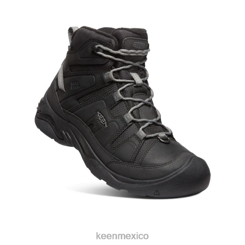 KEEN circadia polar medio hombres negro/gris acero calzado TXRFD369