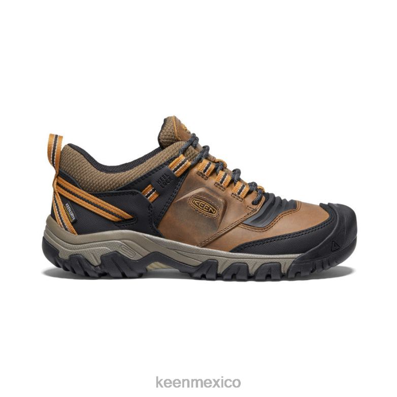 KEEN cresta flexible impermeable hombres bisonte/marrón dorado calzado TXRFD250