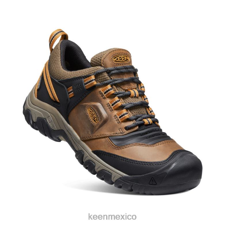 KEEN cresta flexible impermeable hombres bisonte/marrón dorado calzado TXRFD250