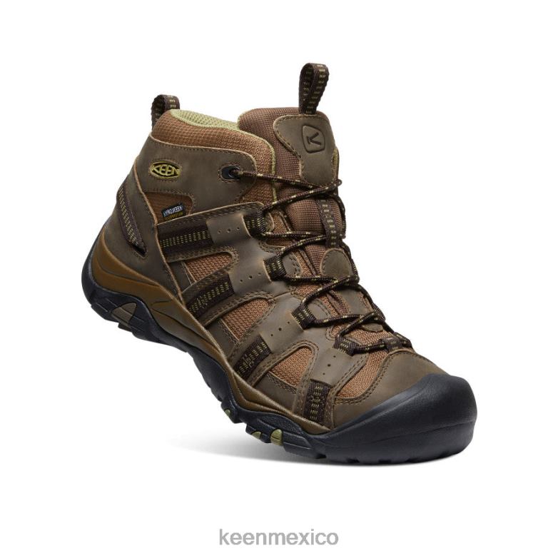 KEEN siskiyou impermeable medio hombres oliva oscuro/verde oliva calzado TXRFD327