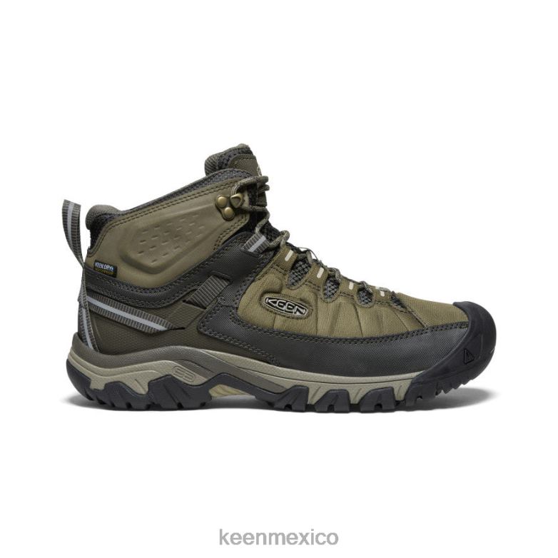 KEEN targhee exp impermeable medio hombres oliva oscuro/taupe plaza calzado TXRFD69