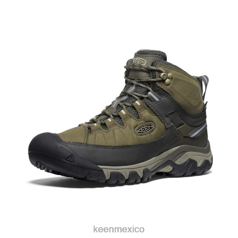 KEEN targhee exp impermeable medio hombres oliva oscuro/taupe plaza calzado TXRFD69