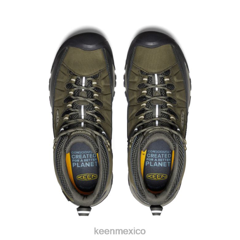 KEEN targhee exp impermeable medio hombres oliva oscuro/taupe plaza calzado TXRFD69
