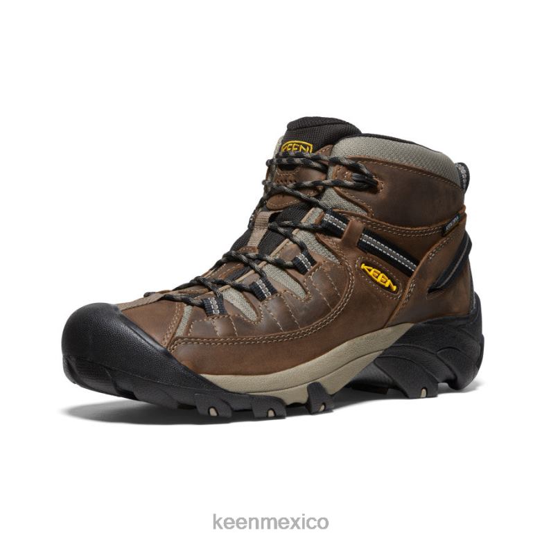 KEEN targhee ii impermeable medio ancho hombres shitake/atigrado calzado TXRFD248