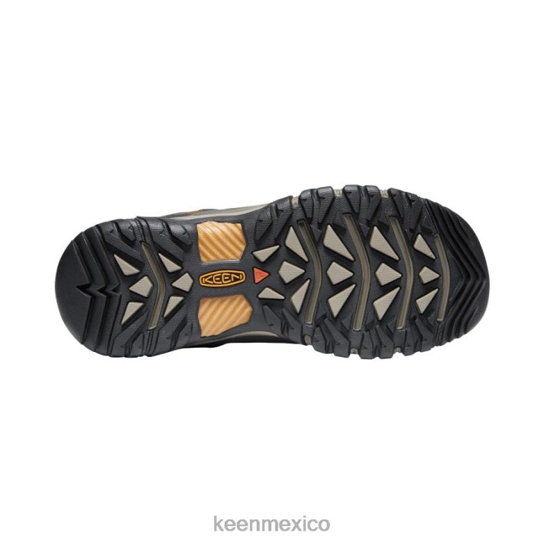 KEEN targhee iii impermeable medio ancho hombres negro oliva/marrón dorado calzado TXRFD246