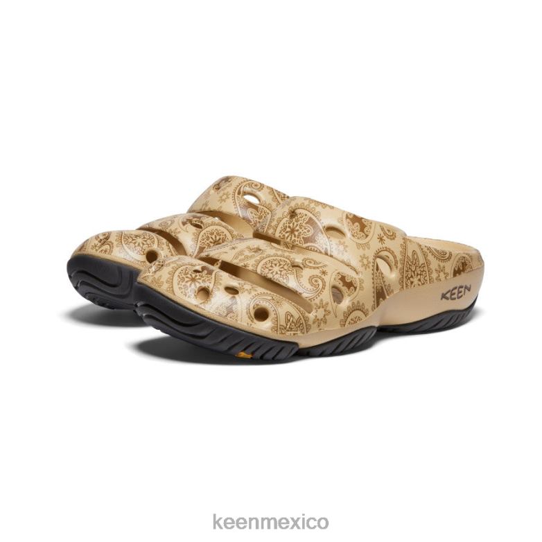 KEEN artes yogui hombres café con leche paisley calzado TXRFD210