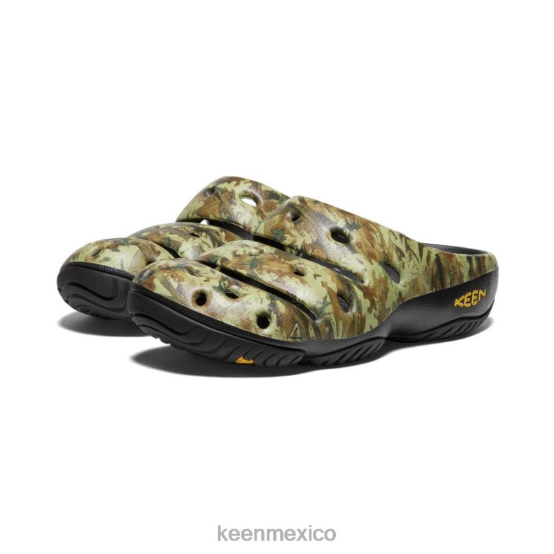 KEEN artes yogui hombres camuflaje verde calzado TXRFD211
