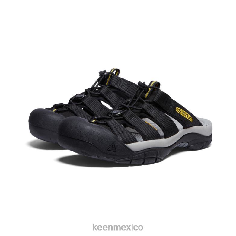 KEEN diapositiva de newport hombres amarillo negro calzado TXRFD31