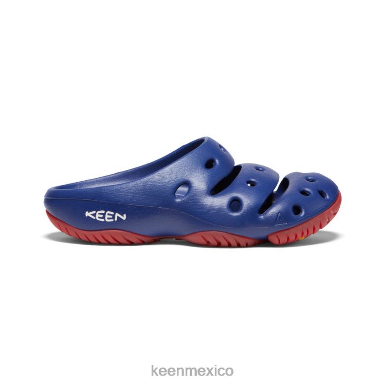 KEEN yogui hombres profundidades azules/alfombra roja calzado TXRFD215