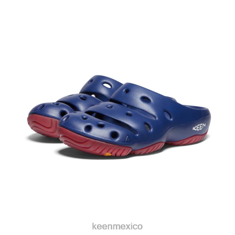 KEEN yogui hombres profundidades azules/alfombra roja calzado TXRFD215