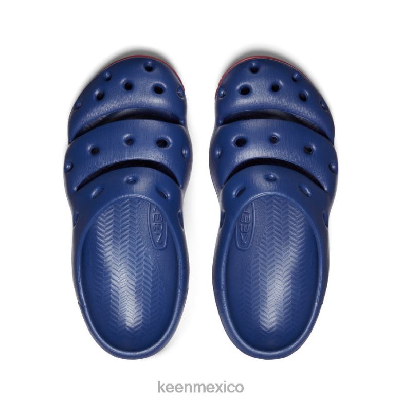 KEEN yogui hombres profundidades azules/alfombra roja calzado TXRFD215