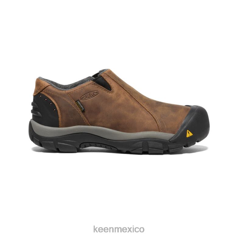 KEEN brixen impermeable bajo hombres negro pizarra/marrón rubia calzado TXRFD382