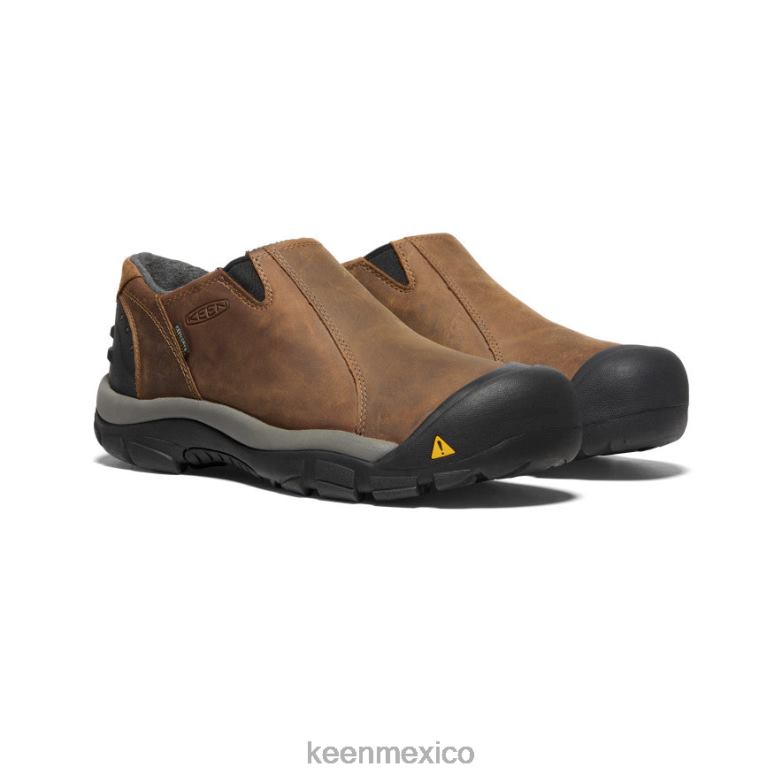 KEEN brixen impermeable bajo hombres negro pizarra/marrón rubia calzado TXRFD382