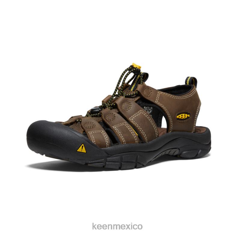 KEEN cuero newport hombres bisonte calzado TXRFD132