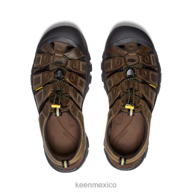 KEEN cuero newport hombres bisonte calzado TXRFD132