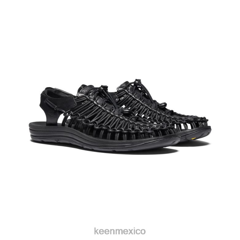 KEEN cuero premium uneek hombres negro calzado TXRFD384