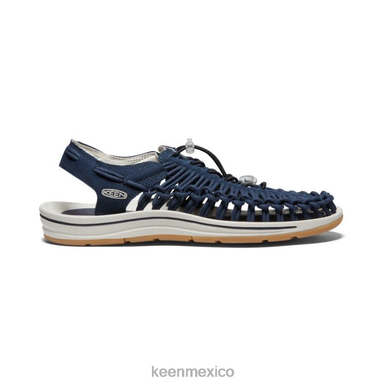 KEEN lienzo uneek hombres azul marino/abedul calzado TXRFD106