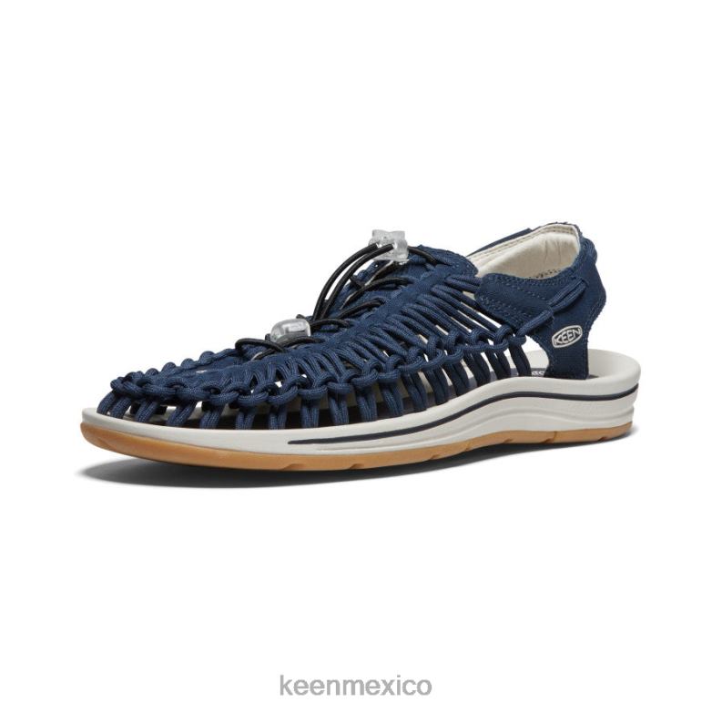 KEEN lienzo uneek hombres azul marino/abedul calzado TXRFD106