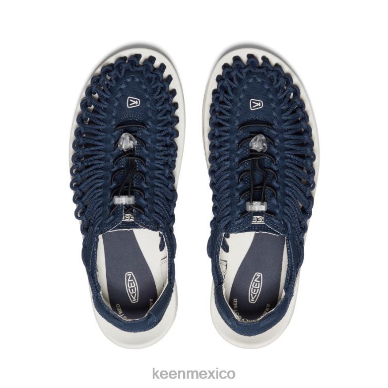 KEEN lienzo uneek hombres azul marino/abedul calzado TXRFD106