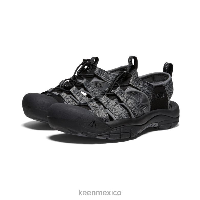 KEEN newport h2 hombres negro/gris acero calzado TXRFD41