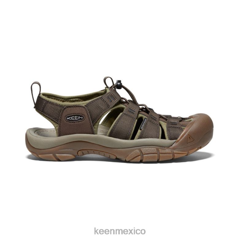 KEEN newport h2 hombres verde oliva/cantimplora calzado TXRFD44