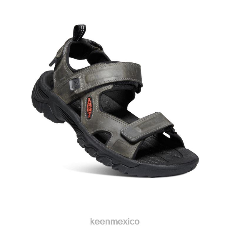 KEEN sandalia con puntera abierta targhee iii hombres gris negro calzado TXRFD259