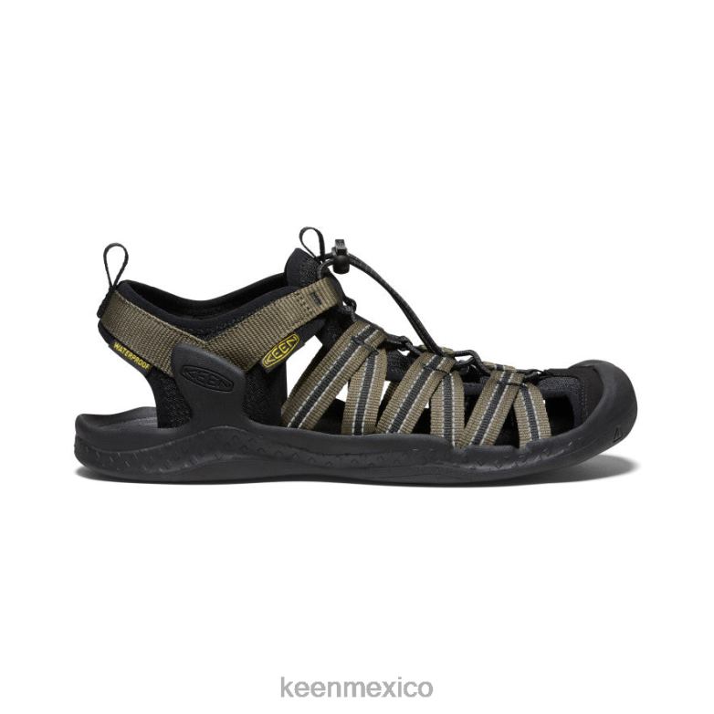 KEEN sandalia drift creek h2 hombres oliva oscuro/negro calzado TXRFD109