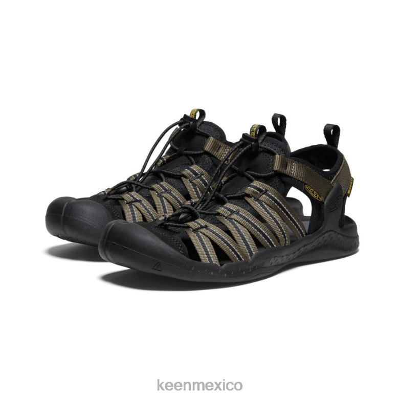 KEEN sandalia drift creek h2 hombres oliva oscuro/negro calzado TXRFD109
