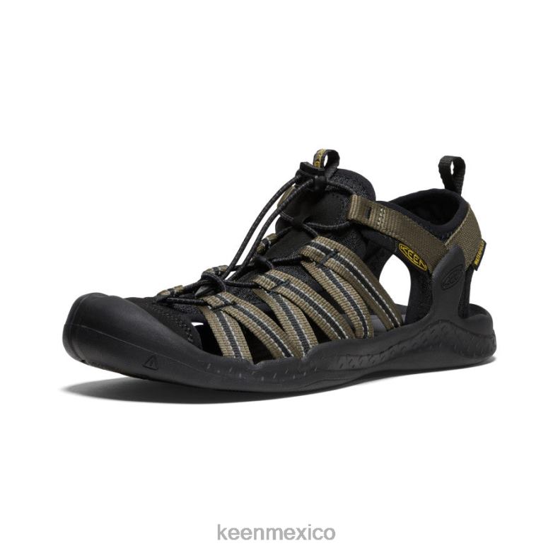KEEN sandalia drift creek h2 hombres oliva oscuro/negro calzado TXRFD109