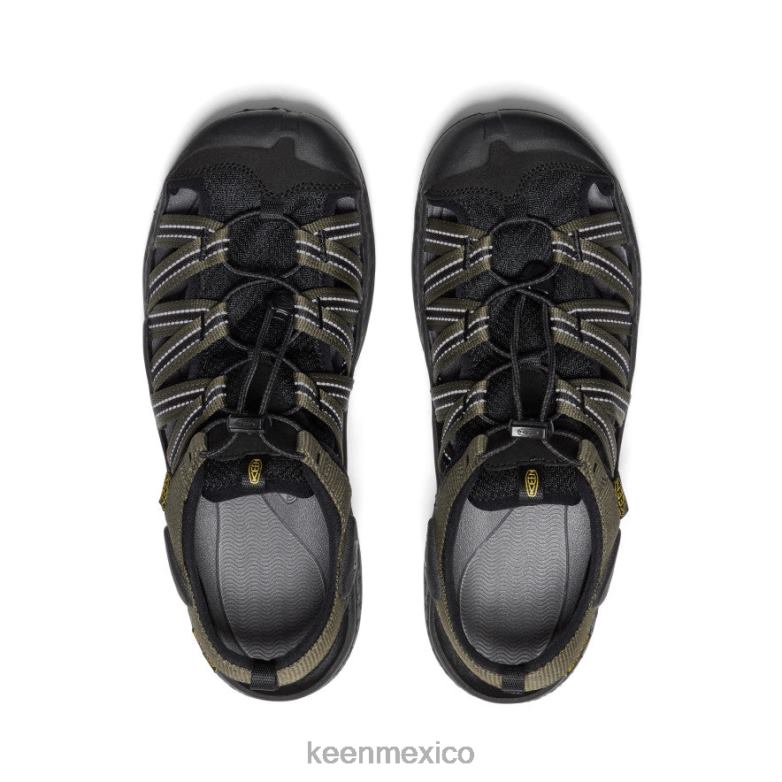 KEEN sandalia drift creek h2 hombres oliva oscuro/negro calzado TXRFD109
