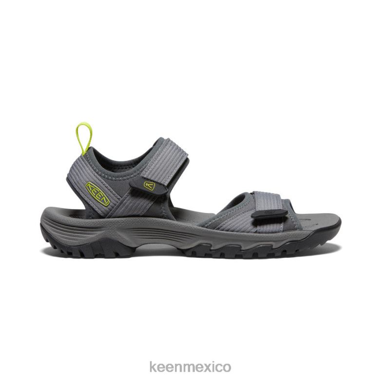 KEEN targhee iii con punta abierta h2 hombres gris acero/onagra calzado TXRFD319