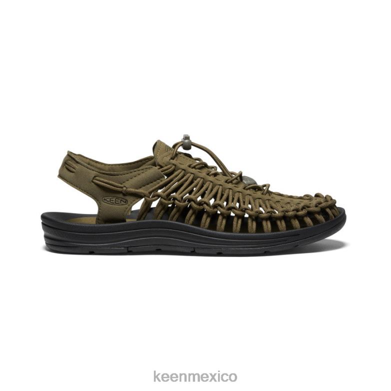 KEEN uneek hombres oliva oscuro/negro calzado TXRFD113
