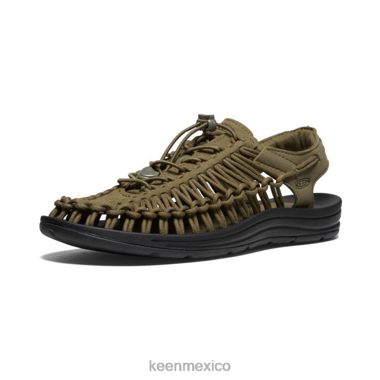 KEEN uneek hombres oliva oscuro/negro calzado TXRFD113