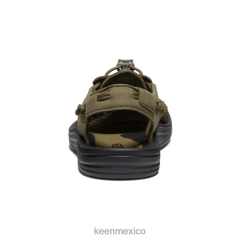 KEEN uneek hombres oliva oscuro/negro calzado TXRFD113