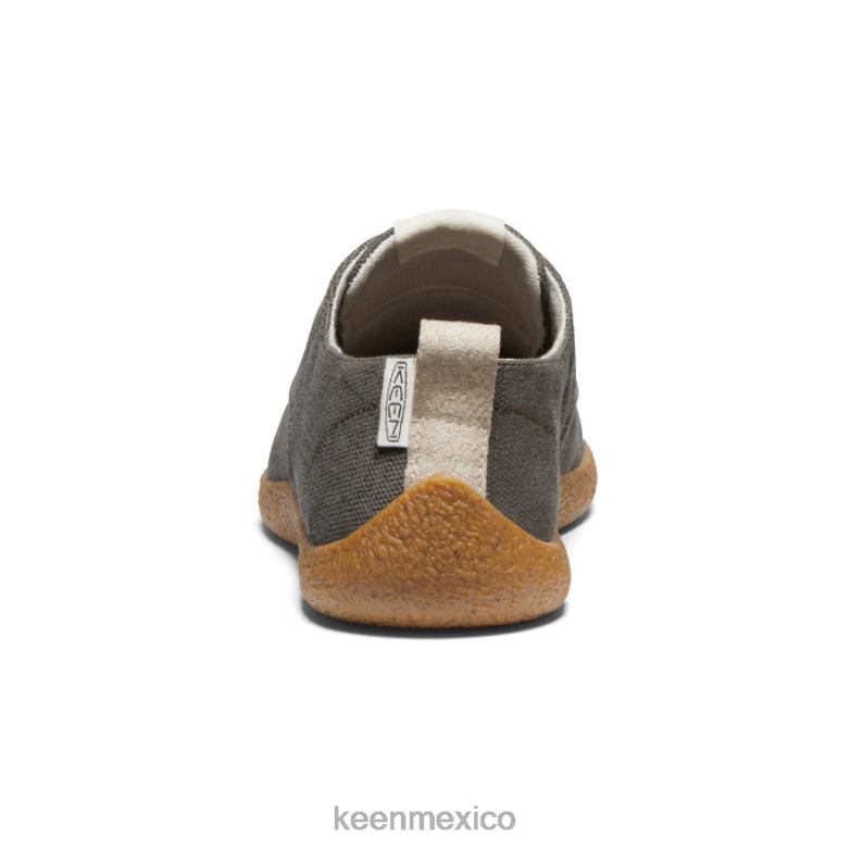 KEEN derbi de lona mosey hombres oliva negro calzado TXRFD28