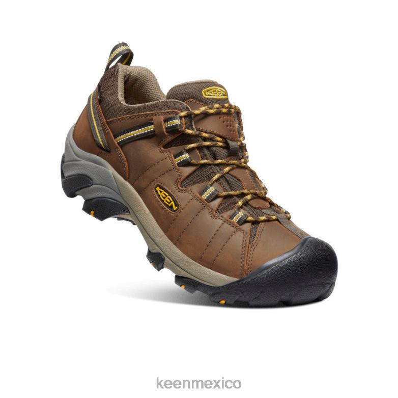 KEEN targhee ii impermeable hombres marrón cascada/amarillo dorado calzado TXRFD206