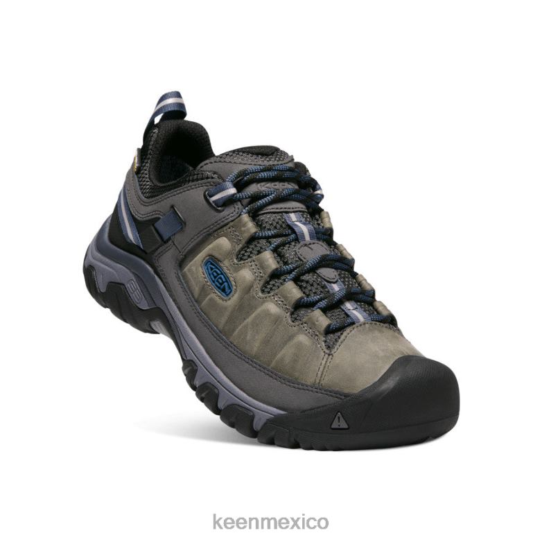 KEEN targhee iii impermeable hombres gris acero/azul capitán calzado TXRFD150
