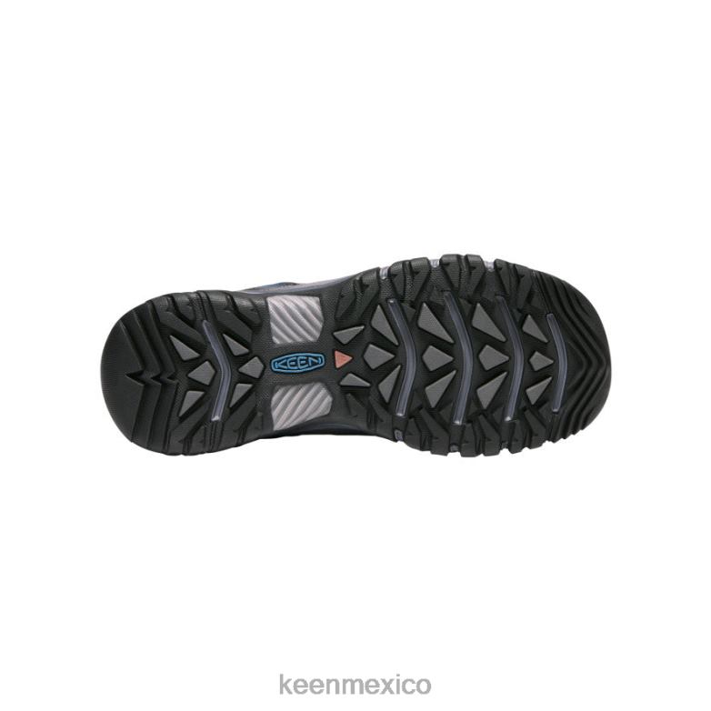 KEEN targhee iii impermeable hombres gris acero/azul capitán calzado TXRFD150