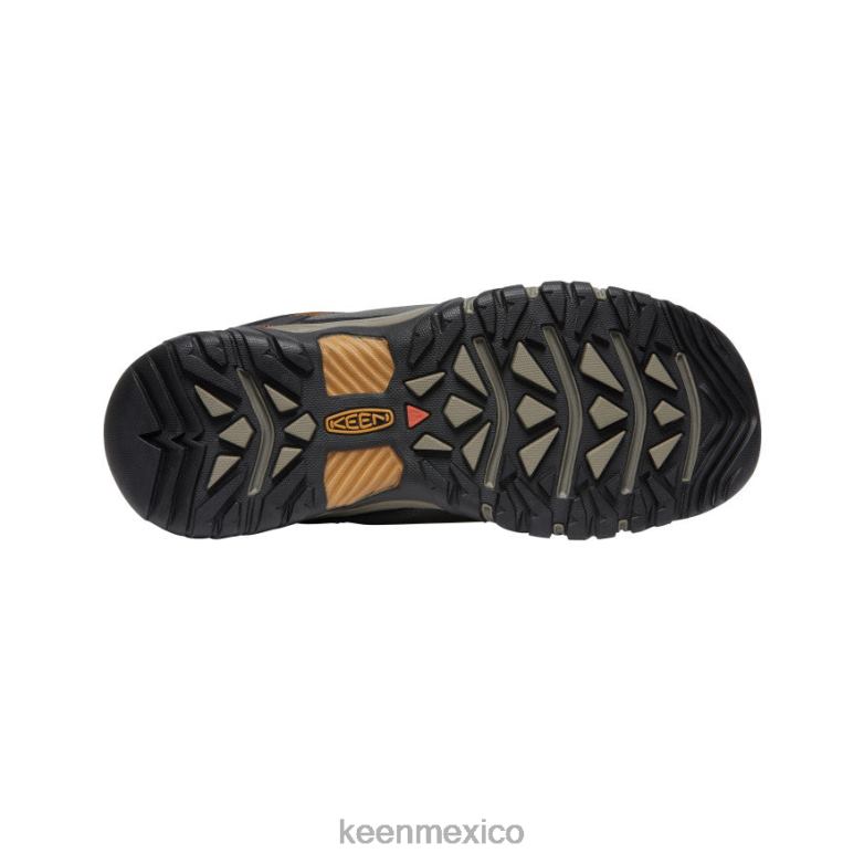 KEEN targhee iii impermeable hombres negro oliva/marrón dorado calzado TXRFD149