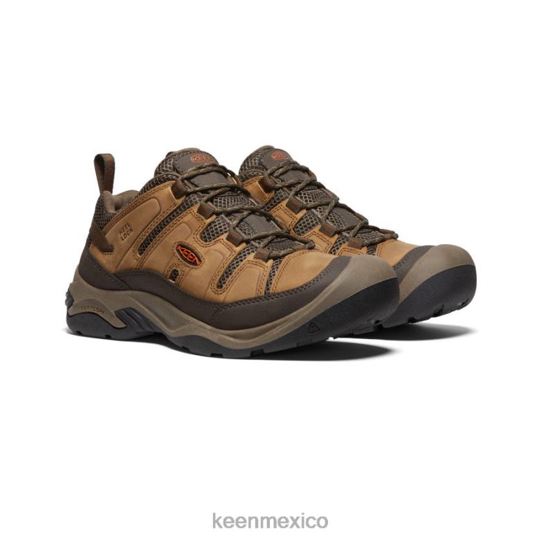 KEEN ventilación circadia ancha hombres arcilla de bisonte/alfarero calzado TXRFD11
